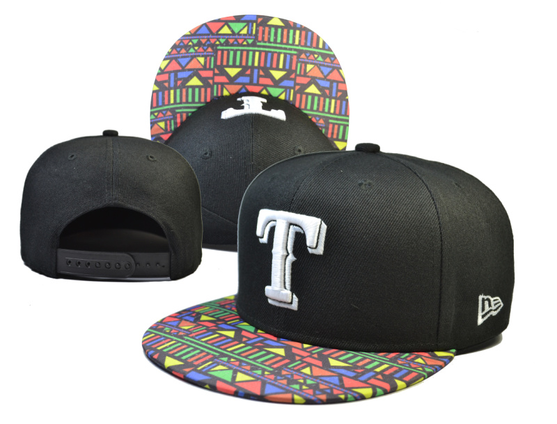 MLB Texas Rangers NE Snapback Hat #16